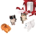 thumbnail image 4 of Cat Doll Figures Toy, Wide Applicability Cute Mini Animal Miniatures  for Garden for Office Table, 4 of 8