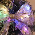 thumbnail image 3 of Guirnalda de luces navideñas decorativas Nikou reutilizables para el hogar luz plateada de colores 10 m 100 LED, 3 of 5