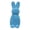 Blue, variant on Blue Blue Easter Flocked Bunny Figurine For Spring Table Centerpiece Indoor Home Office Decoration