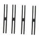 thumbnail image 3 of Bandas de goma de silicona en forma de H, bandas antideslizantes multifuncionales para envolver platos de camping, correas elásticas para cocinar al Negro, 3 of 8