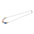 thumbnail image 4 of Collar para masticar para la dentición del bebé, mordedor portátil de silicona para bebés de colores vibrantes seguros de calidad alimentaria 2, 4 of 14
