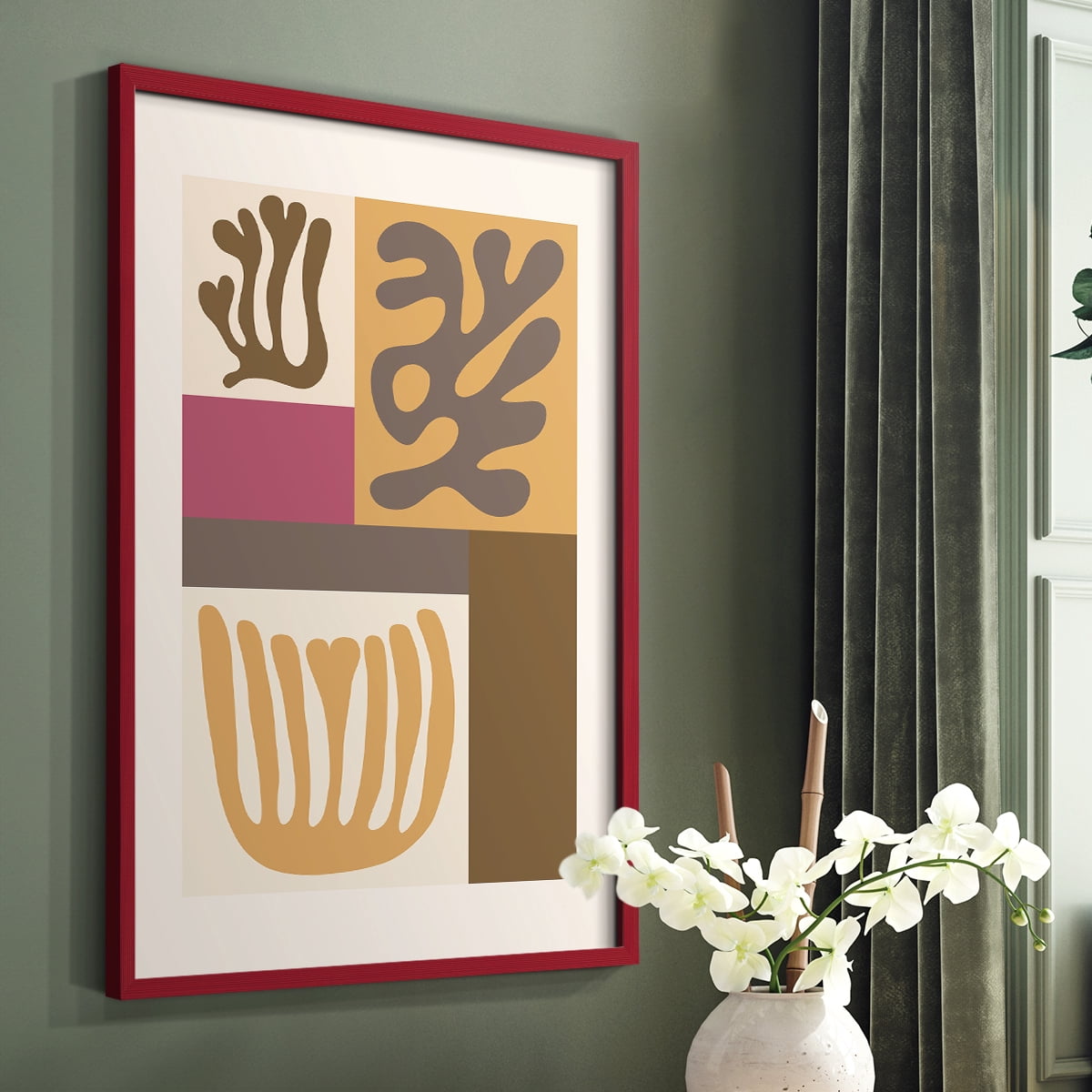 Matisse CCLVIII in Solid Wood 11 x 14 Framed Print