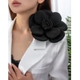 thumbnail image 2 of Chunky Fabric Flower Brooch Pin for Women Girls Fashion Dainty Layered Rose Camellia Flowers Corsage Boutonniere Brooches Lapel Pins Elegant Wedding Holiday Party Dress Accessories Jewelry, 2 of 11
