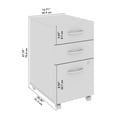thumbnail image 5 of Studio C 3 Drawer Mobile File Cabinet in Natural Elm - Engineered Wood, 5 of 5