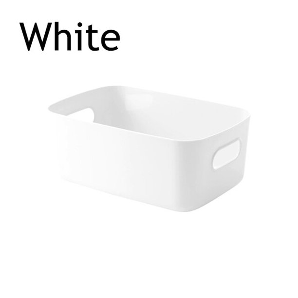 Caja organizadora de plástico para artículos diversos, cesta de almacenamiento familiar resistente a la humedad, accesorios de organización para cocina y baño heqiyong LED