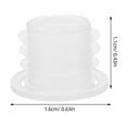 thumbnail image 2 of FESTFENDS Plastic Bottle Cap 100Pcs White for Home and Bar Sealing, 2 of 8