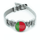 thumbnail image 1 of Portugal Country Flag nombre Pulsera pulsera pulsera de cristal amor pulsera ajustable, 1 of 2