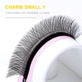 thumbnail image 5 of Veyes Inc 0.07mm Curl YY Shape Eyelash Extensions Veyelash 9-16mm Mix Hand Woven Black Natural Soft YY Lashes Premade Volume Fan Individual, 5 of 6