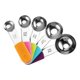 thumbnail image 5 of Measuring Cups and Spoons Set, Stainless Steel, Stackable, Fits Narrow Jars, 13-Piece, 5 of 5