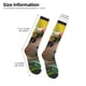 thumbnail image 2 of Balery Flower Crown Guinea Pig Calcetines novedosos Calcetines deportivos Calcetines hasta la rodilla Calcetines de algodón Calcetines originales y geniales, 2 of 6