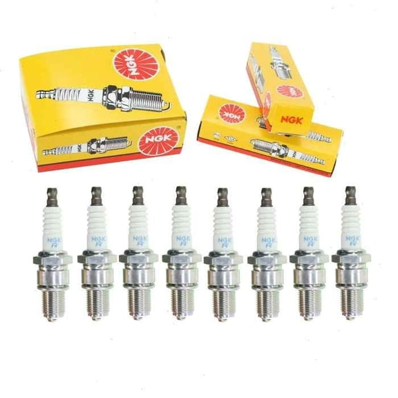 NGK BR9ES "STANDARD" Plug 3194 SOLID Spark Plugs (Set of 6)