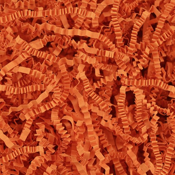 Relleno de papel arrugado Raissily 700 g, color naranja