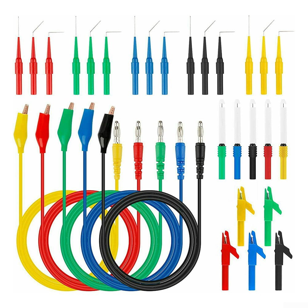 Electrical Alligator Clips Wires with Test Leads Set Multimeter Test Leads Kit 