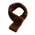 thumbnail image 4 of Bufanda de cuello calentada con USB, calentador de cuello, almohadilla térmica para pesca, escalada y trabajo Café, 4 of 8
