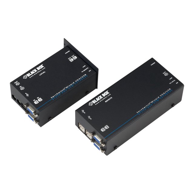Black Box ServSwitch Wizard KVM Rallonge USB avec Audio - Rallonge Moniteur/USB/audio - USB - jusqu'à 984 Pieds