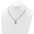 thumbnail image 4 of 925 Sterling Silver Spiga Wheat Necklace with Pendants Chain Shey Couture Antiqued 14K Accent 18 Inch Diamond Vintage Flower 16 mm, 4 of 5