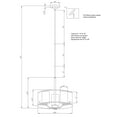 thumbnail image 4 of Forte Lighting 2731-03-55 Shaw 3 Light 18" Wide Pendant - Nickel, 4 of 4