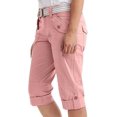 thumbnail image 3 of Bermudas de Mujer con Diseño de Bolsillo con Solapa Bermudas Cargo 2023 TrendyPinkSmall, 3 of 4