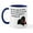 White/Navy Inside, variant on CafePress - Old Black Lab Mug - 11 oz Ceramic Mug - Novelty Coffee Tea Cup