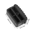 thumbnail image 2 of OULII 2Pcs Ladder Feet Pads Black Rubber Anti Skid Round Design For Professionals DIY, 2 of 8