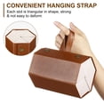 thumbnail image 4 of Sunglasses Organizer 6Slot, 2 Pack Brown Eyeglasses Cases, Multiple Pairs Eyeglasses Storage Foldable Sunglasses Holder, 4 of 6