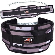 ARD CHAMPS™ Weight Lifting Belt/ Neoprene Belt/ Exercise Belt With Heavy Chain White Camo