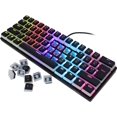 thumbnail image 1 of Clavier Compact 61 Touches, Clavier de Jeu Filaire 60%, Clavier Mini Clavier RGB Rétroéclairé Ultra-Compact pour PC / Mac Gamer, Dactylo, Voyage, Facile à Transporter sur Voyage d'Affaires-0628, 1 of 5