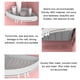 thumbnail image 4 of Estante de esquina con drenaje para inodoro Soporte de almacenamiento de cocina de plástico para baño montado en la pared, color blanco Advancent  HA004929-01B, 4 of 6