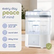 Chicco Advanced Electric Steam Sterilizer & Dryer for Baby Bottles, Pacifiers, Toys and More - White