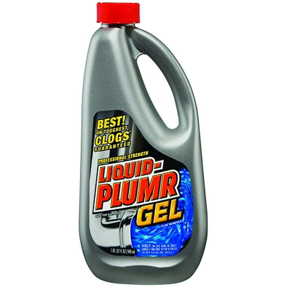 Liquid-Plumr Professional Strength Gel, Clog Remover - 32 Oz
