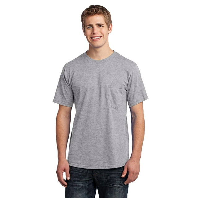 Port & Company Men's All-American T-Shirt with Pocket USA100P