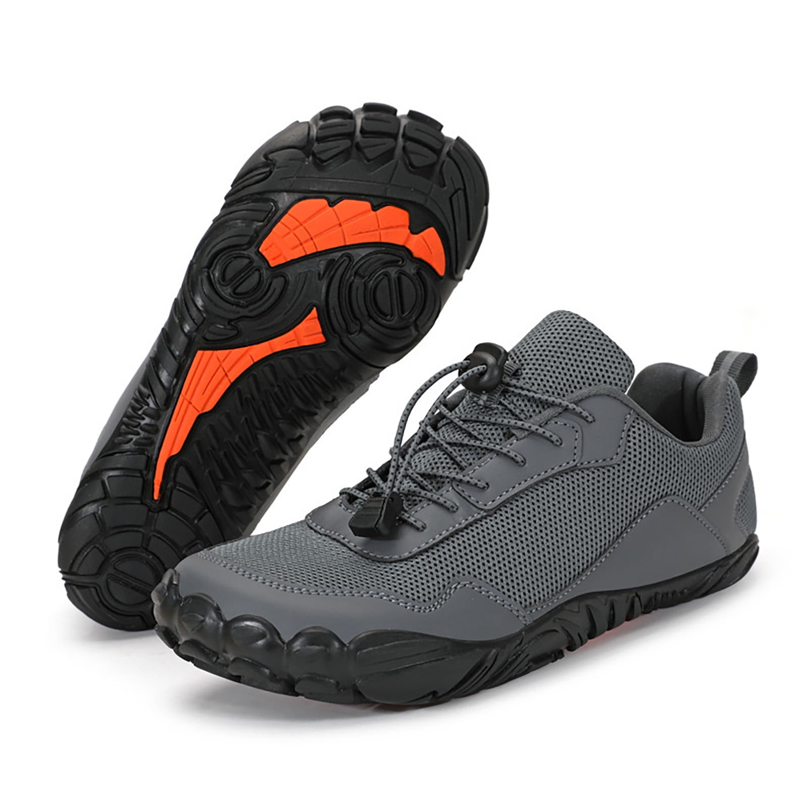 Gubotare Womens Athletic Shoes Hike Footwear Barefoot Shoes, Pro Barefoot Shoes Women Men, Athletic Hiking Shoes (Grey,8.5)