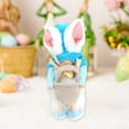 thumbnail image 6 of Twfbrm Easter Gnome Decorations, 15.7 inch Fluffy Easter Bunny Gnomes Plush Doll with Basket, Farmhouse Faceless Dwarf Ornaments Spring Tomte Nisse Stuffed Swedish Gnomes for Holiday Party Home, 6 of 7
