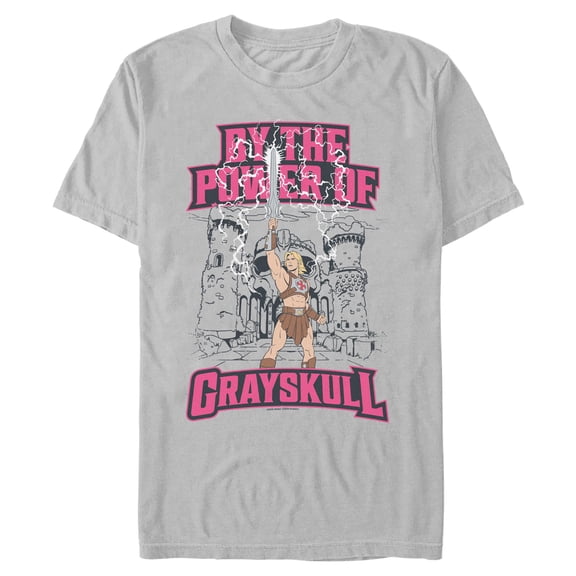 Mens Masters of the Universe By the Power of Grayskull Sword T Shirt