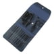 thumbnail image 1 of 16uds Manicura Juego con Azul PU Cuero Estuche, Personal Cuidado Herramientas Kits, Inoxidable Acero Pedicura Juego, Cortaúñas Tijeras para Mujeres, Negro, 1 of 1