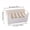 White, variant on Countertop Condiment Rack Modular Kitchen Spice Organizer Box with Adjustable Dividers for Bottles/Jars 〔QTG329〕