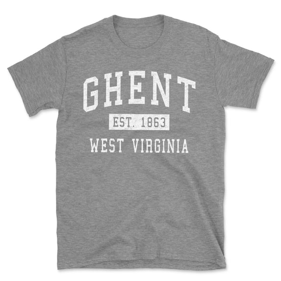 Ghent West Virginia Classic Established Men's Cotton T-Shirt