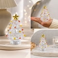 thumbnail image 6 of Dalxymotic Christmas Tree Tabletop Ornament, Festive Desktop Decorative Figurine, Holiday Winter Celebration Accent, Christmas Home Office Decoration for Desk, Shelf, Mantel, 6 of 7
