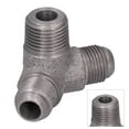 thumbnail image 4 of Pneumatic Connector, 65 Oblique Malleable Pipe Fittings 3-Way Cast Iron  For DIY Projects For Industrial Decorations, 4 of 8