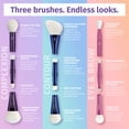thumbnail image 5 of Salon Perfect 4-in-1 Viral Contour & Highlight Brush, For Sculpting & Defining, Dual-Ended & Multipurpose, 4 Brushes, 5 of 7