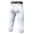 thumbnail image 2 of Poseca Men's Compression Quick Dry Tights Capri Pants Running Yoga Leggings, 2 of 2