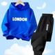 thumbnail image 4 of Conjunto de chándal de dos piezas para adolescentes de 2 a 13 años, sudadera con capucha y pantalones de chándal para primavera y otoño, ropa para niños, trajes deportivos, 4 of 5
