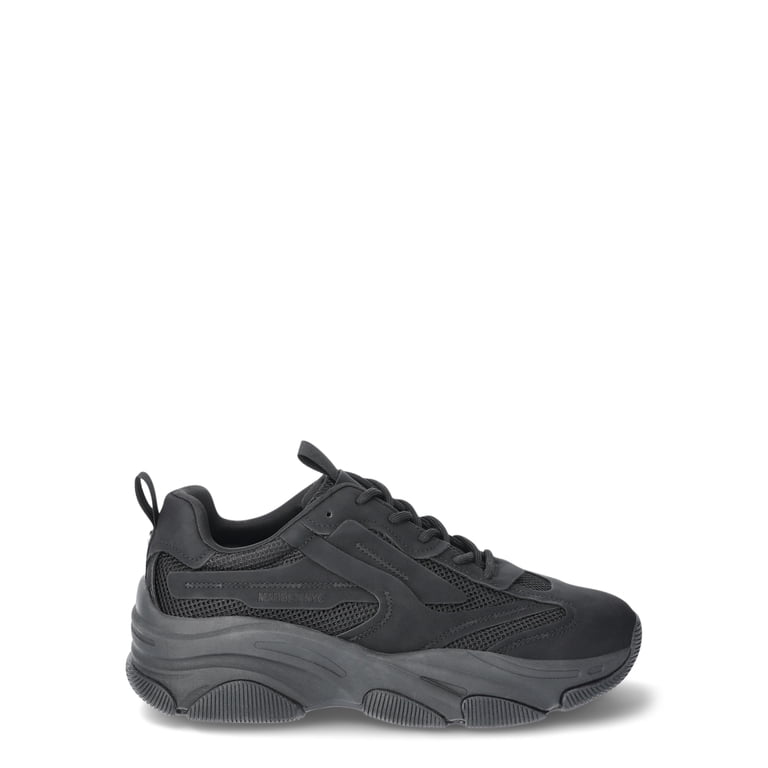 USA製 MADDEN MARKSMAN BLACK Madden NYC Men's Casual Lace-Up Leather Dad Sneakers - Walmart.com