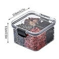 VBXOAE Kitchen Storage Box Freezer Sealing Box Food Grade Packaging