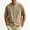 Khaki, variant on Stamzod Mens Summer Shirts 2026 Stand Collar Short Sleeve Dress Shirt Casual Work Wedding Button Up Shirt White XXXL