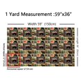 thumbnail image 3 of Homewish Wild Bear Silhouette Fabric by the Yard 1 Yard,Tropical Botanical Mountain Home Decor Fabric by the Yard,Farmhouse Lodge Beige Brown Sewing Fabric For Boys Teens,Luxury Bedroom Decor, 3 of 6