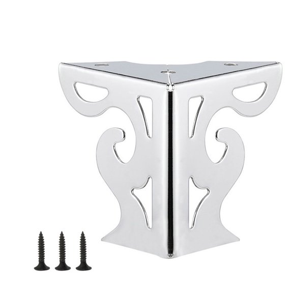 Black Iron Legs with Hollows Designs Modern Furniture Legs Metal Legs for Modern Furniture Like Sofa Table & Cabine
