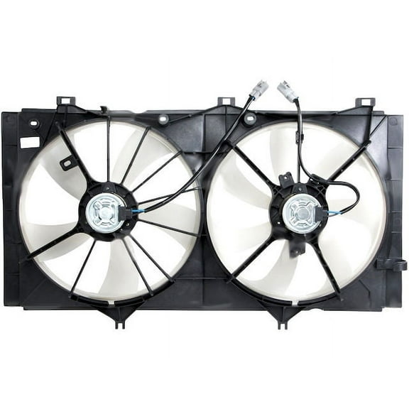 Radiator Fan Assembly - Compatible with 2010 - 2011 Toyota Camry 2.5L 4-Cylinder