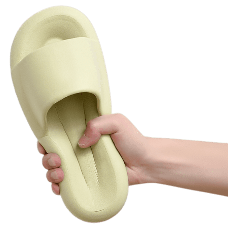 

Wish Men and women cute slippers summer cartoon slippers open toe slippers non-slip home slippers shower slippers flat sandals for indoor and outdoor（light green 35-36m） S2050
