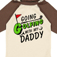 thumbnail image 4 of Inktastic Going Golfing with my Daddy- kids golf Boys or Girls Long Sleeve Baby Bodysuit, 4 of 5